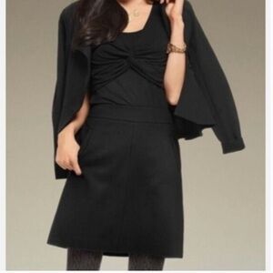 Cabi Agency jersey Stretch Ponte Skirt Black Sz 6‎